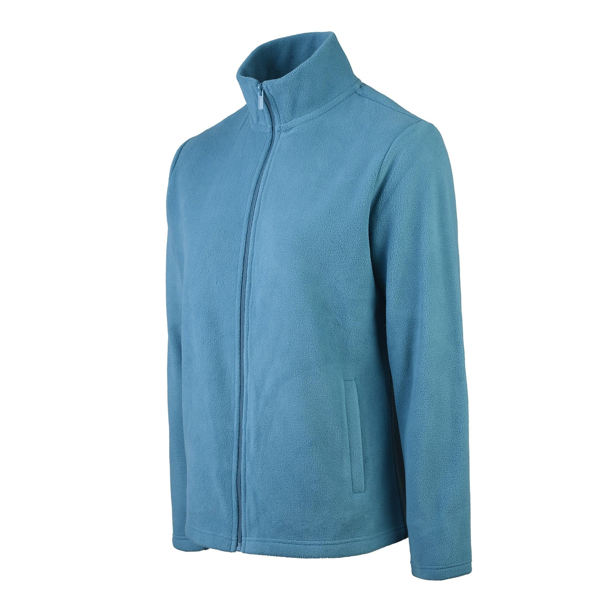 Sofra Women's Polar Fleece Full Zip Up Winter Jacket