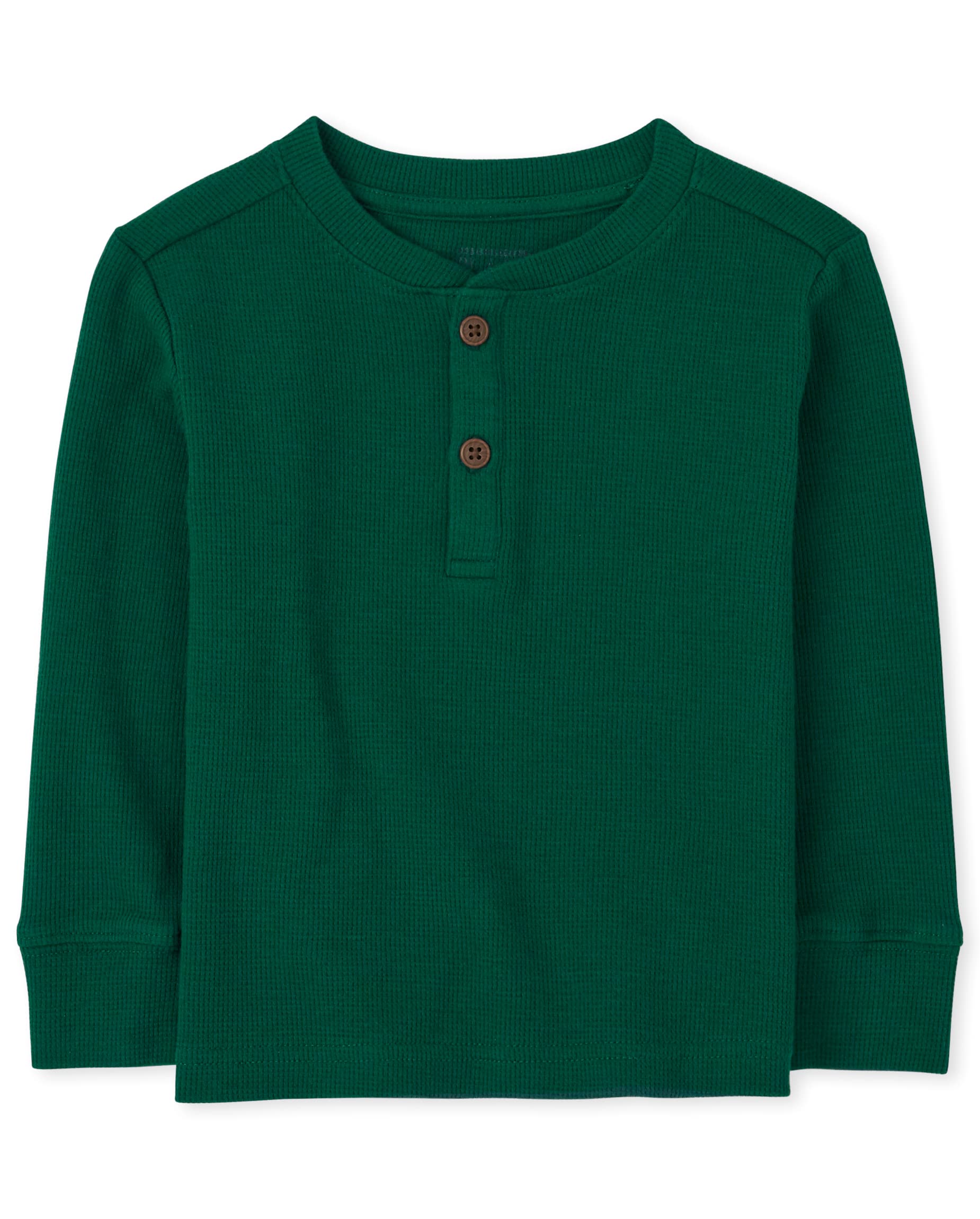 The Children's Place Boys and Toddler Long Sleeve Thermal Henley Shirt