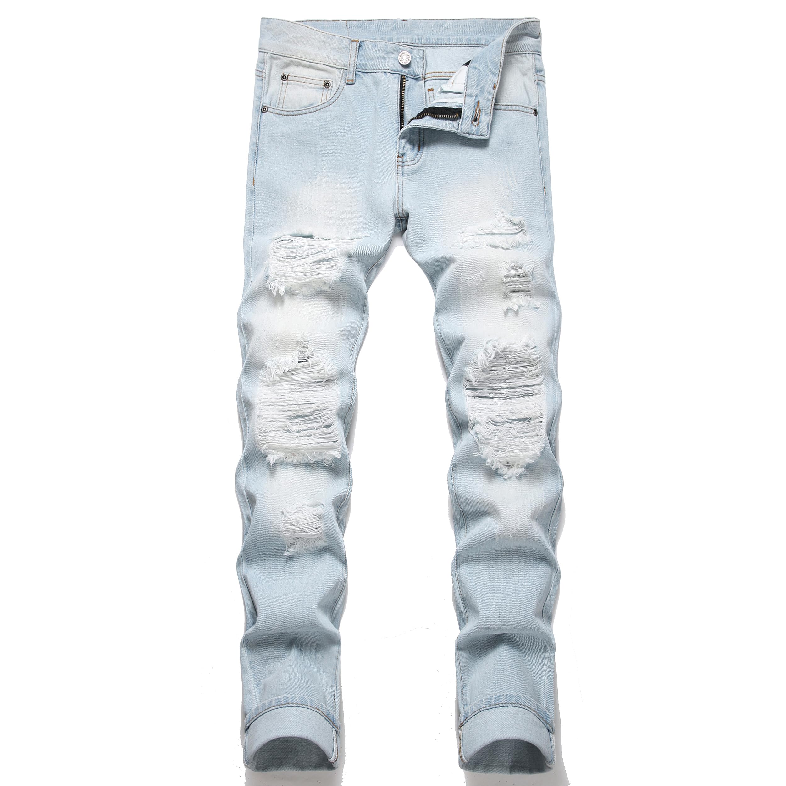 RXXKKK Men's Regular Slim Fit Jeans