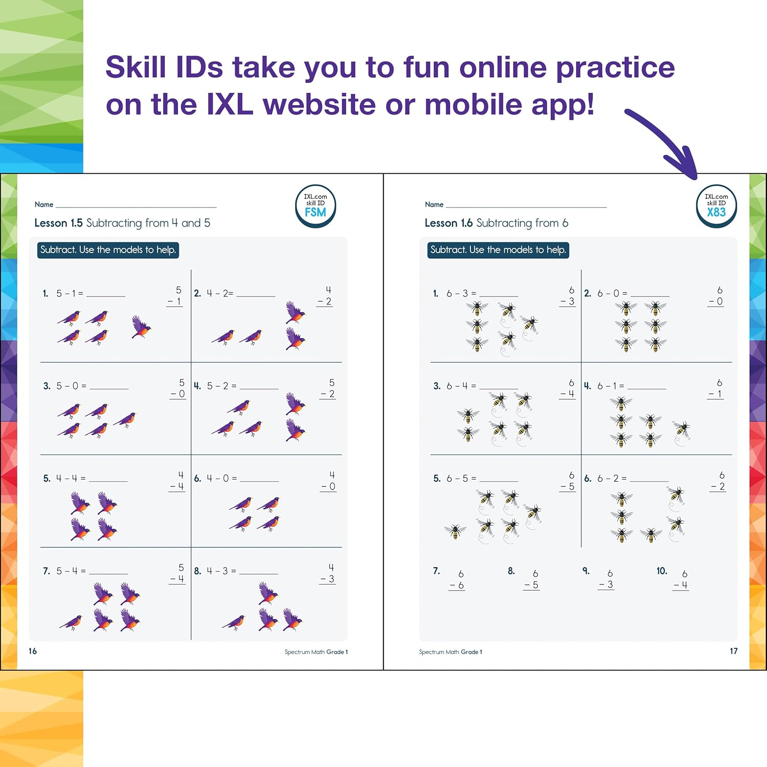 Spectrum 1st Grade Math Workbook, Mathematics Activity Book for Kids Ages 6-7, Addition, Subtraction, Place Value, Shapes, and More, Classroom or Homeschool Curriculum