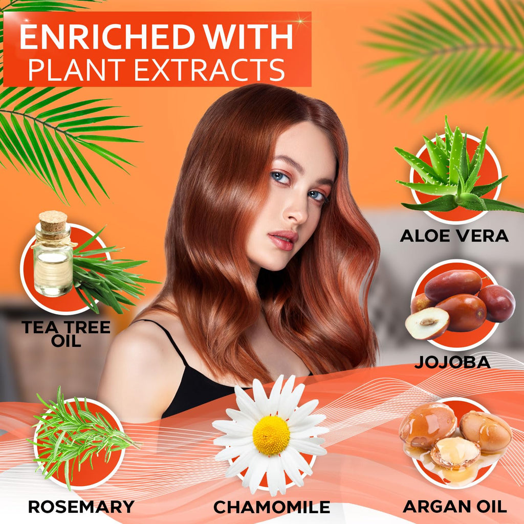 Apple Cider Vinegar Deep Conditioning Mask - Treatment for Dry Damaged Hair and Split End Repair - Sulfate Free Formula with Collagen, Keratin and Argan Oil - For Flaky Scalp and Dandruff Relief