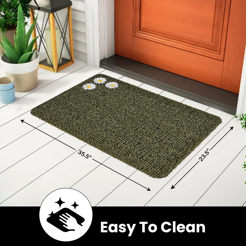 Clean Machine 10376913 Astroturf Dirt Trapper Doormat, 23.5" x 35.5", Flair Earth Taupe