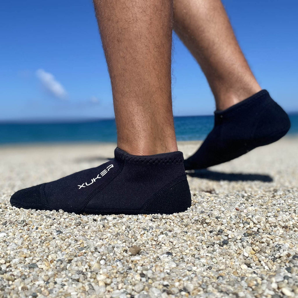 XUKER Neoprene Water Socks 3mm, Sand Proof Beach Volleyball Socks Diving Socks for Outdoor Water Sports