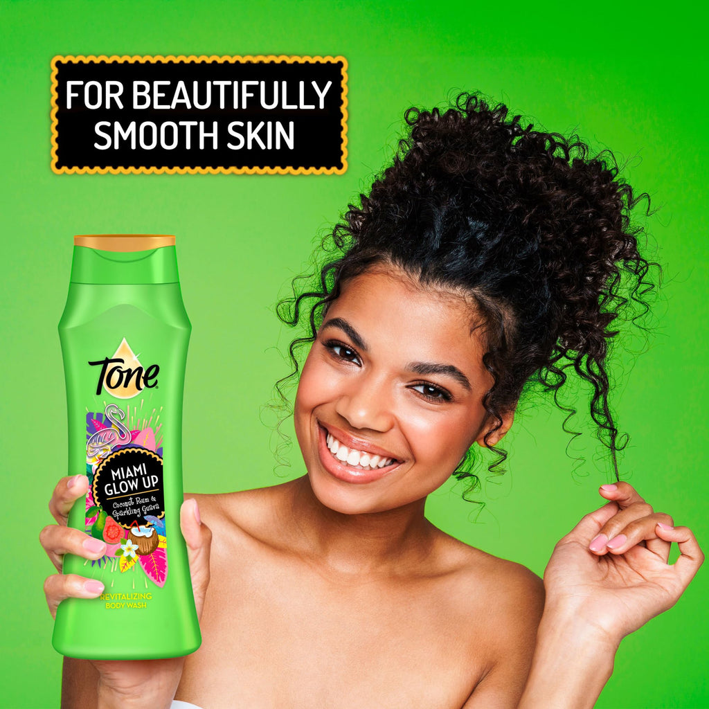 Tone Body Wash, Island Vibes, 16 fl oz (Pack of 6) | Tone Body Wash, Island Vibes Tropical Scent, 16 fl oz, Pack of 6