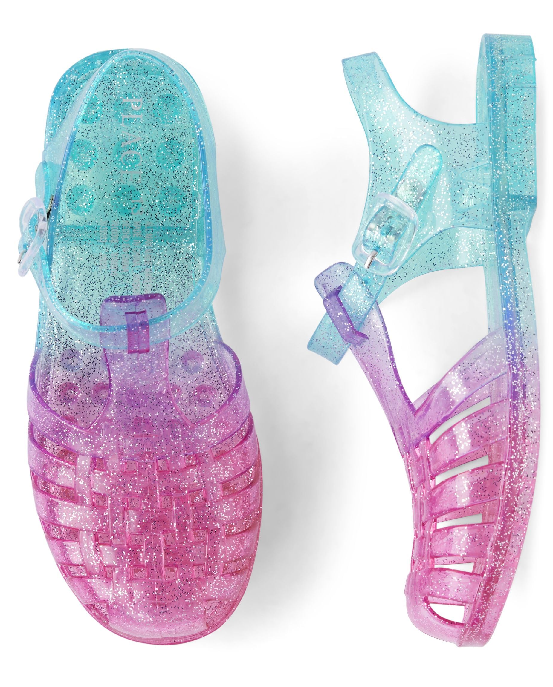 The Children's Place Girls' Girls Jelly Fisherman Sandals