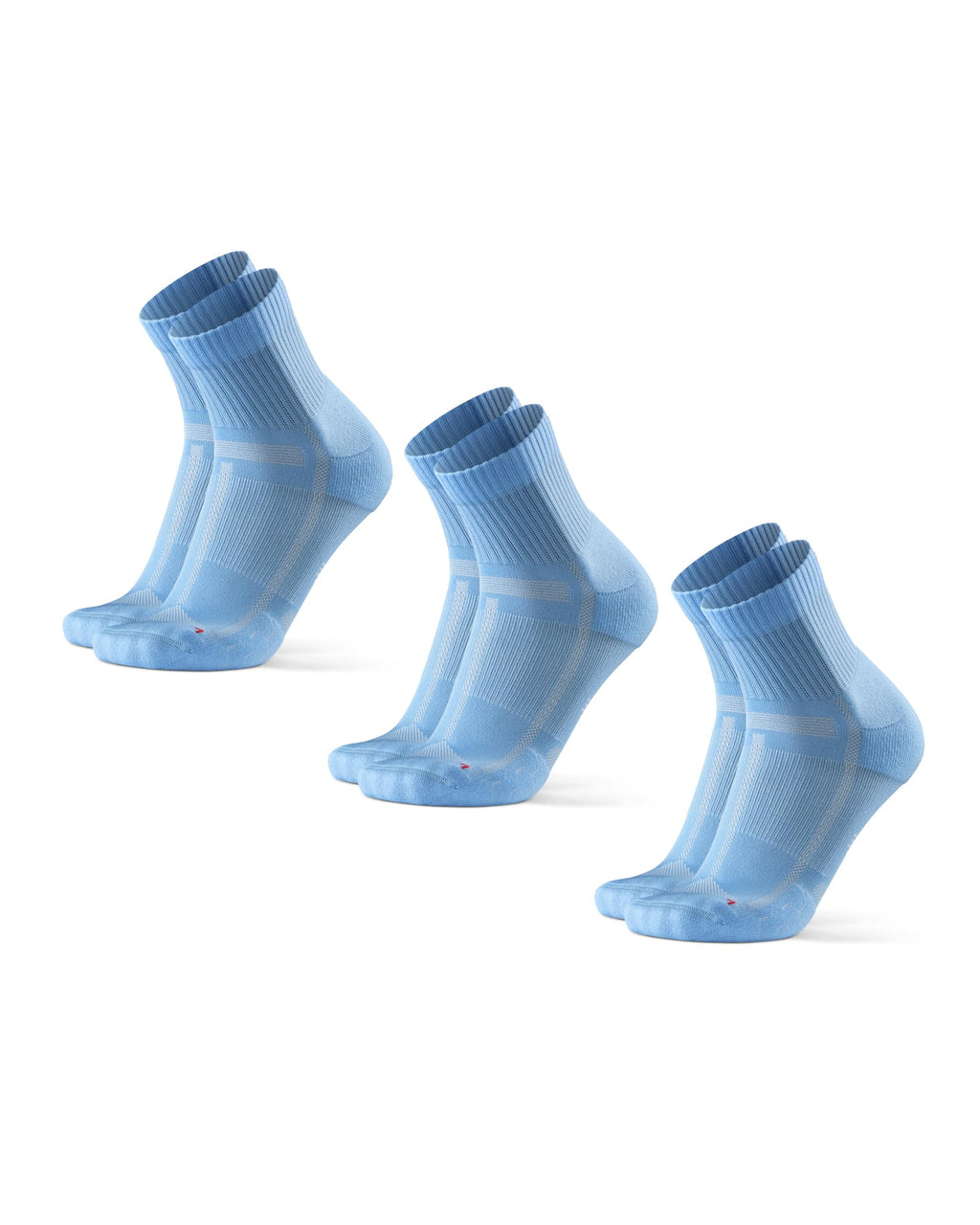 DANISH ENDURANCE Ultra-Comfort Quarter Running Socks, Performance Socks, Men & Women - 3 or 5 Pack