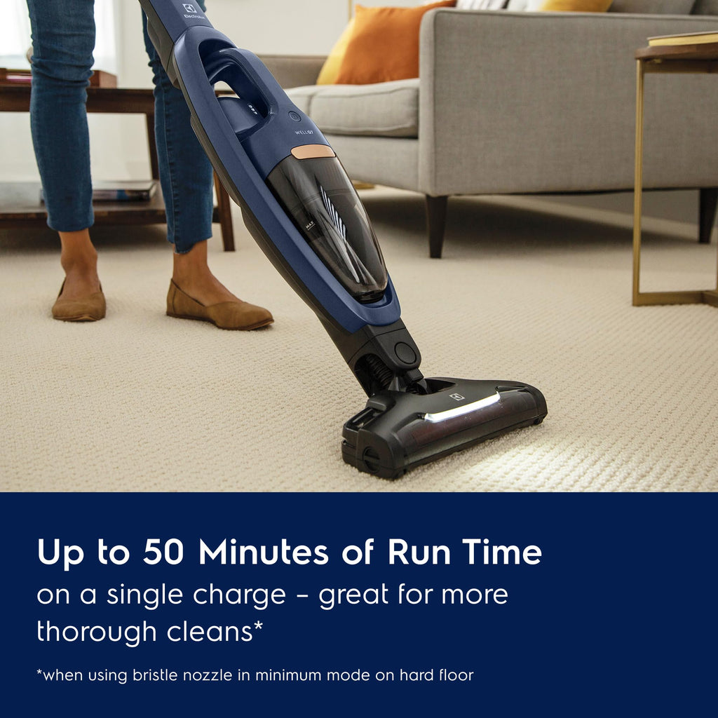 Electrolux WellQ7 Hard Floor Cordless 2-in-1 Vacuum with PowerPro Roller for Hard Surfaces, 50-Minute Run Time, 2 Power Modes, Soft Sand