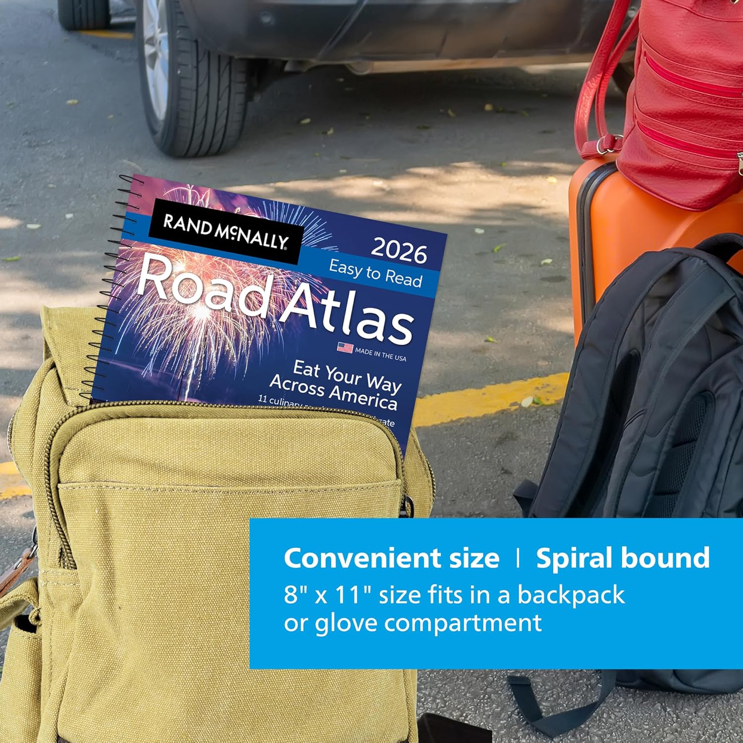 2026 Rand McNally Easy to Read Midsize Road Atlas
