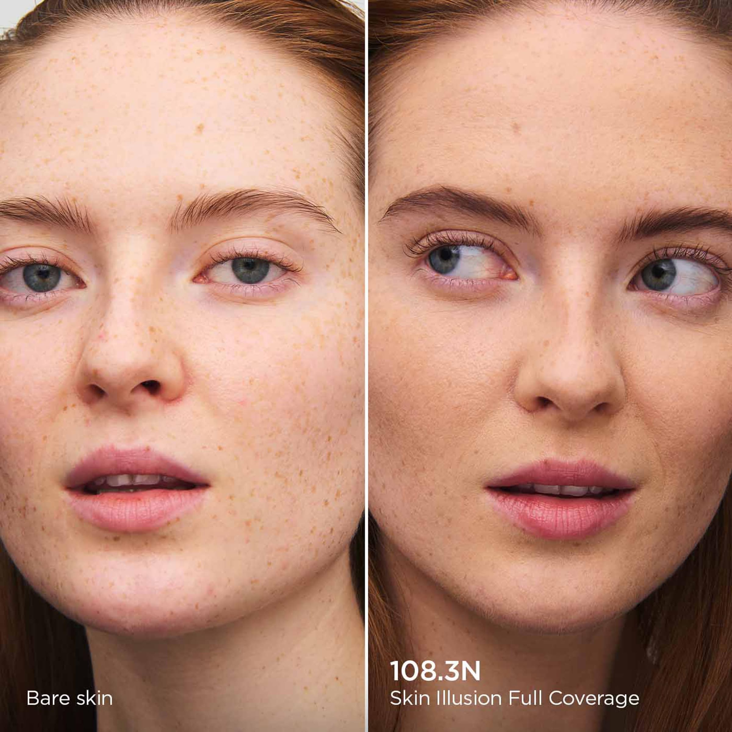 Clarins Skin Illusion Longwear Full Coverage Foundation|Luminous Matte Finish|24H Hold and 24H Hydration|Natural Looking|Transfer, Sweat and Smudge Proof| Contains Hyaluronic Acid|1 Fl Oz