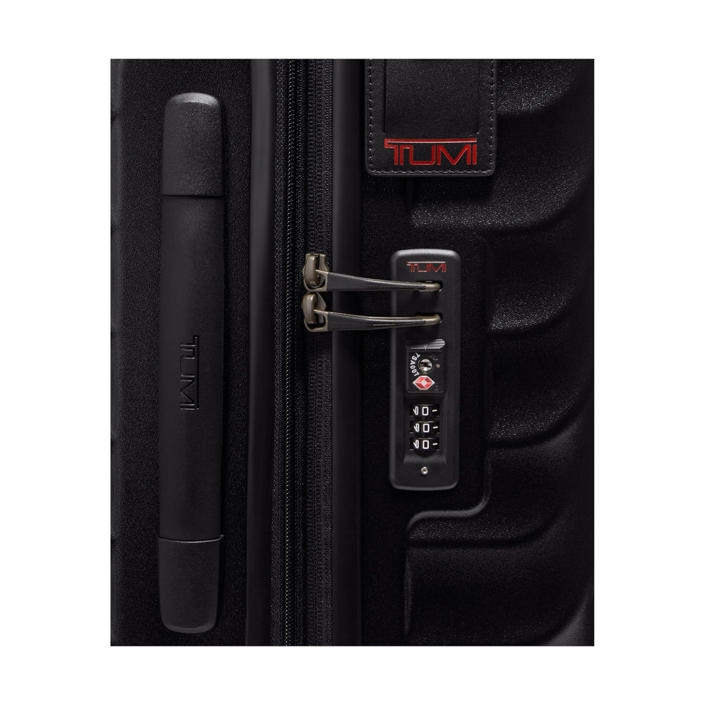 TUMI - 19 Degree Medium Expandable Checked Packing Case - 4-Wheeled Luggage - Hard Shell Suitcase - 26.0" X 17.5" X 10.0" - Navy