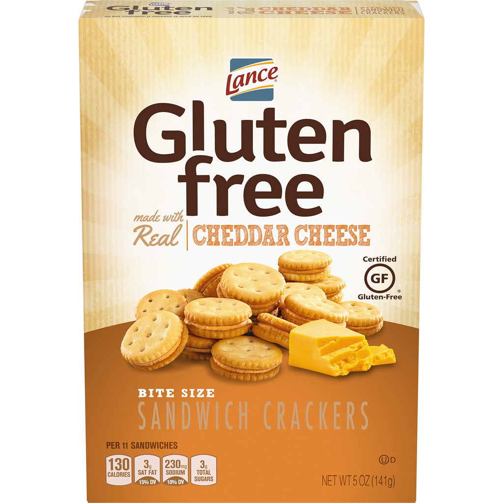 Lance Gluten Free Crackers, Original Baked, 5 Ounce, 4 Count