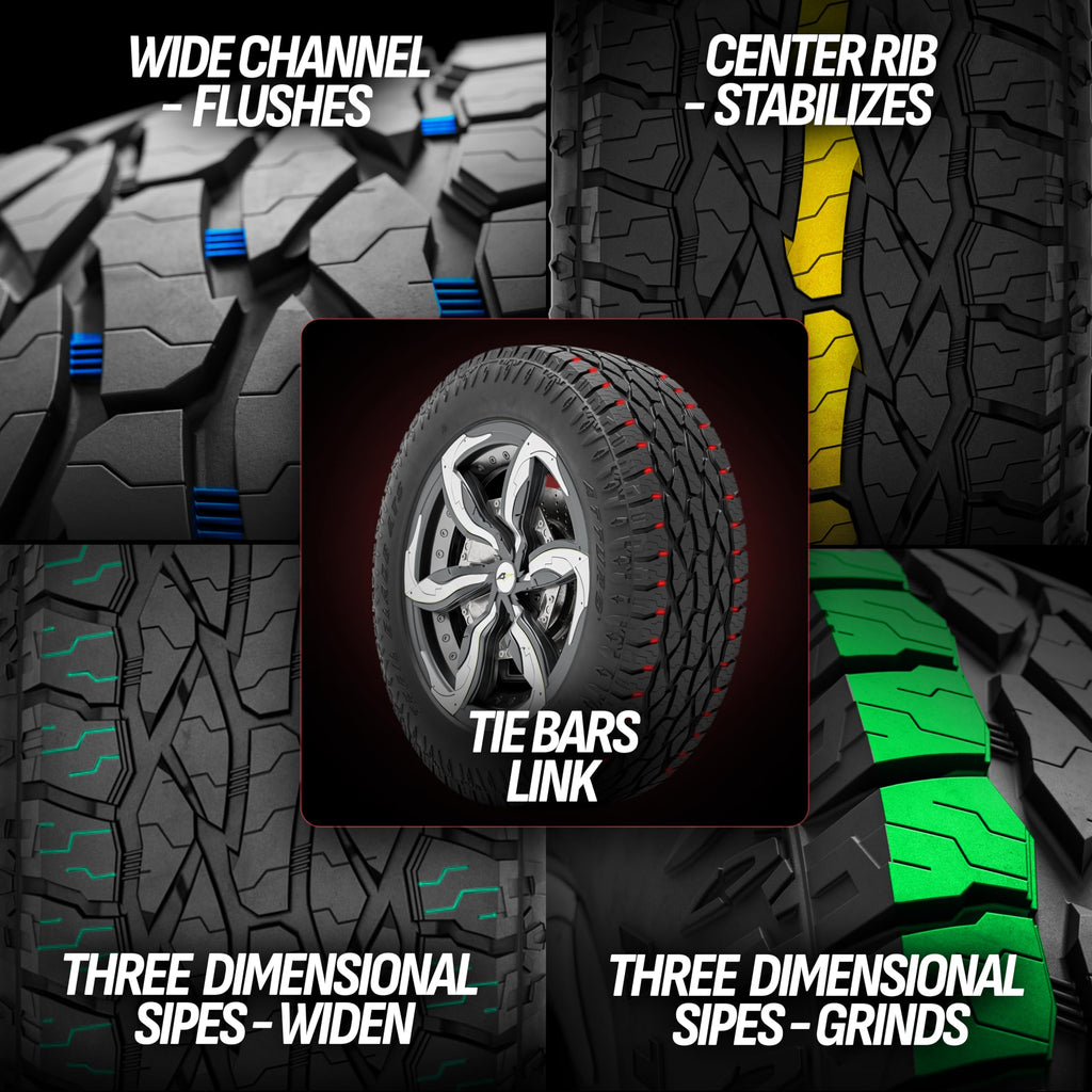 ATTURO Trail Blade A/T All-Terrain Tire, 30x9.50R15LT 104S