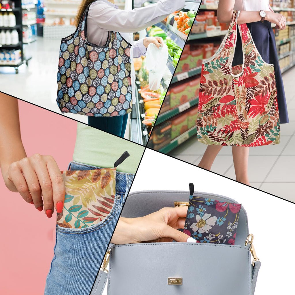 Bolsas de compras reutilizables para comestibles, paquete de 4 de 50 libras bolsas plegables grandes y lavables para mercado, compactas para un fácil almacenamiento, bolsas de tela ligeras y