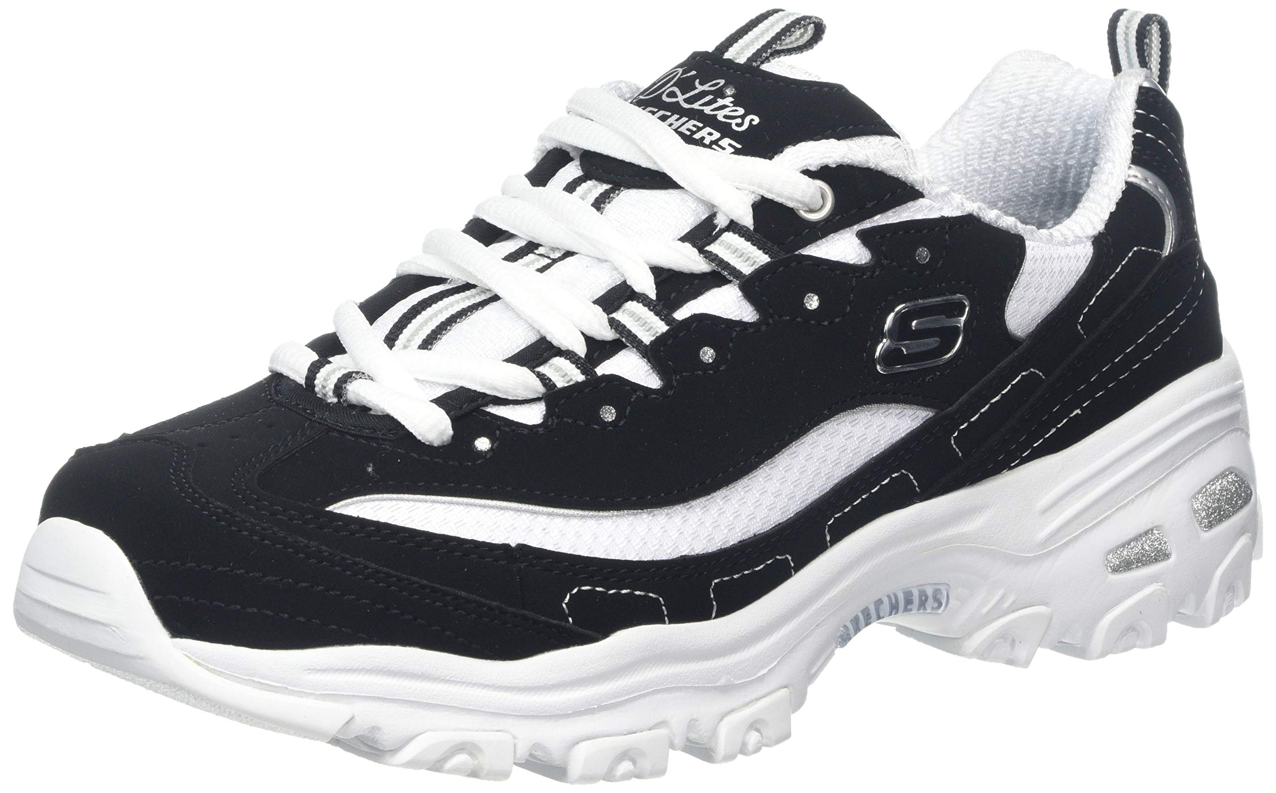 Skechers Women's D'lites Life Saver Memory Foam Lace-up Sneakers
