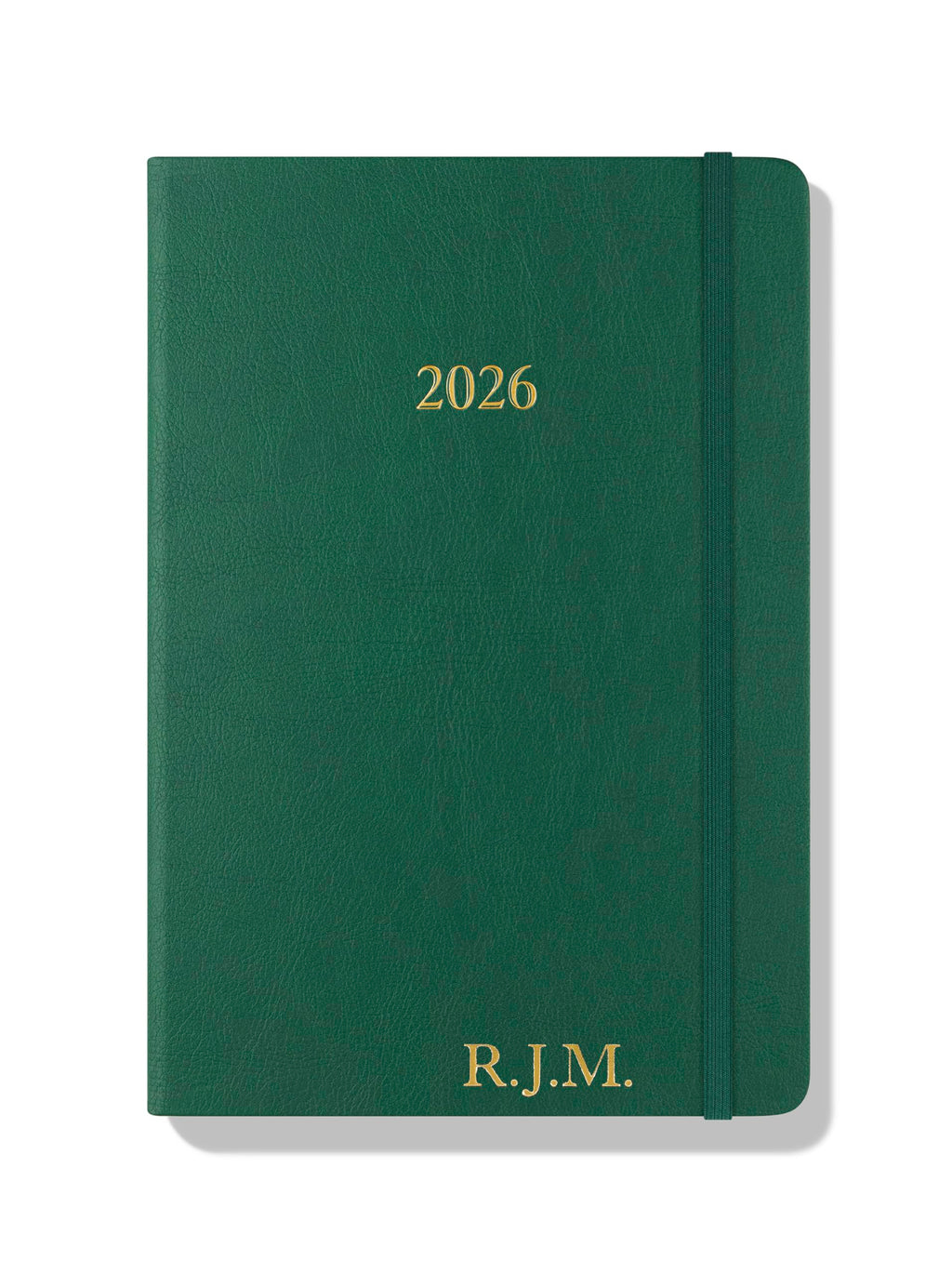 Wykeham's Executive 2026 Daily Journal Planner – US Public Holidays & Format – Customization Available (Brown, 6" x 4.5")