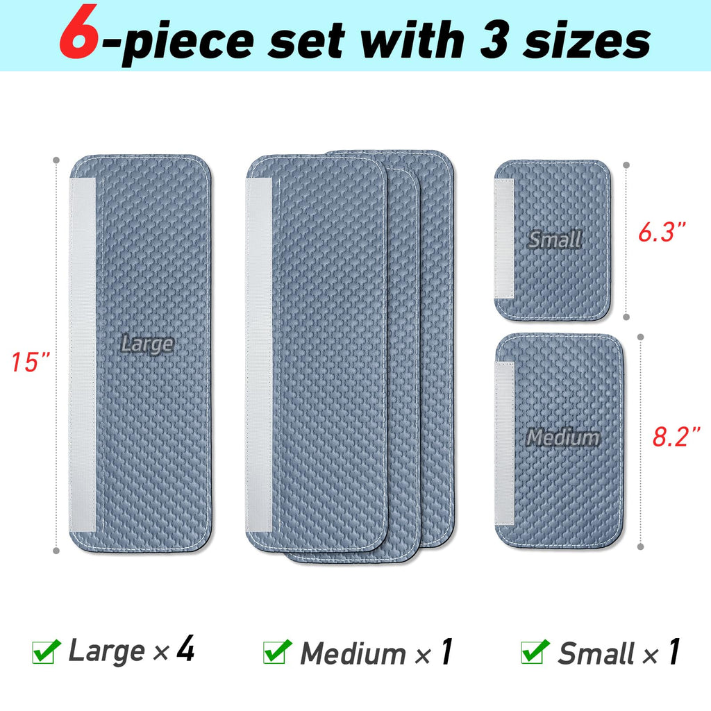 Refrigerator Door Handle Covers, Set of 4, Performance Appliance Handle Covers, Non-Slip Fridge Door Handle Covers, Keep Your Kitchen Clean, Microwave Oven Dishwasher door Handle Protectors(Brown)