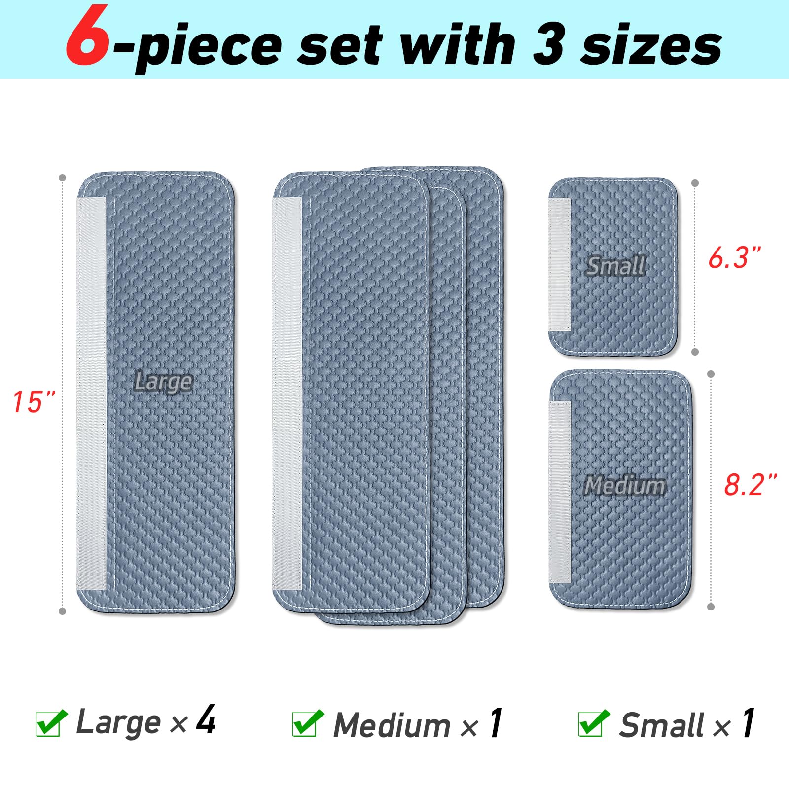 Refrigerator Door Handle Covers, Set of 4, Performance Appliance Handle Covers, Non-Slip Fridge Door Handle Covers, Keep Your Kitchen Clean, Microwave Oven Dishwasher door Handle Protectors(Brown)