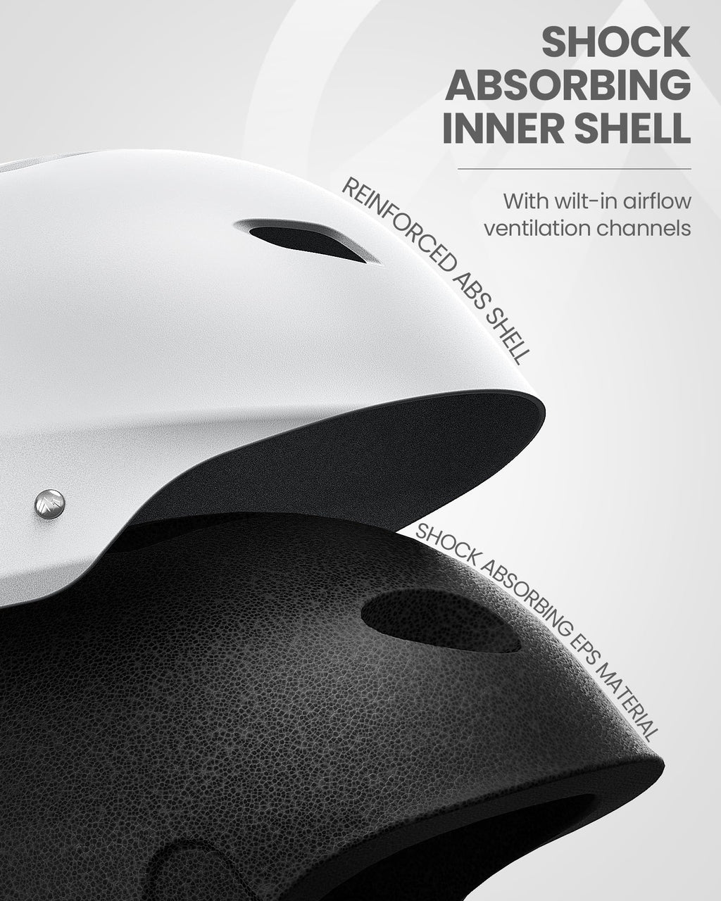 OutdoorMaster Kelvin Ski Helmet - Snowboard Helmet for Men, Women & Youth