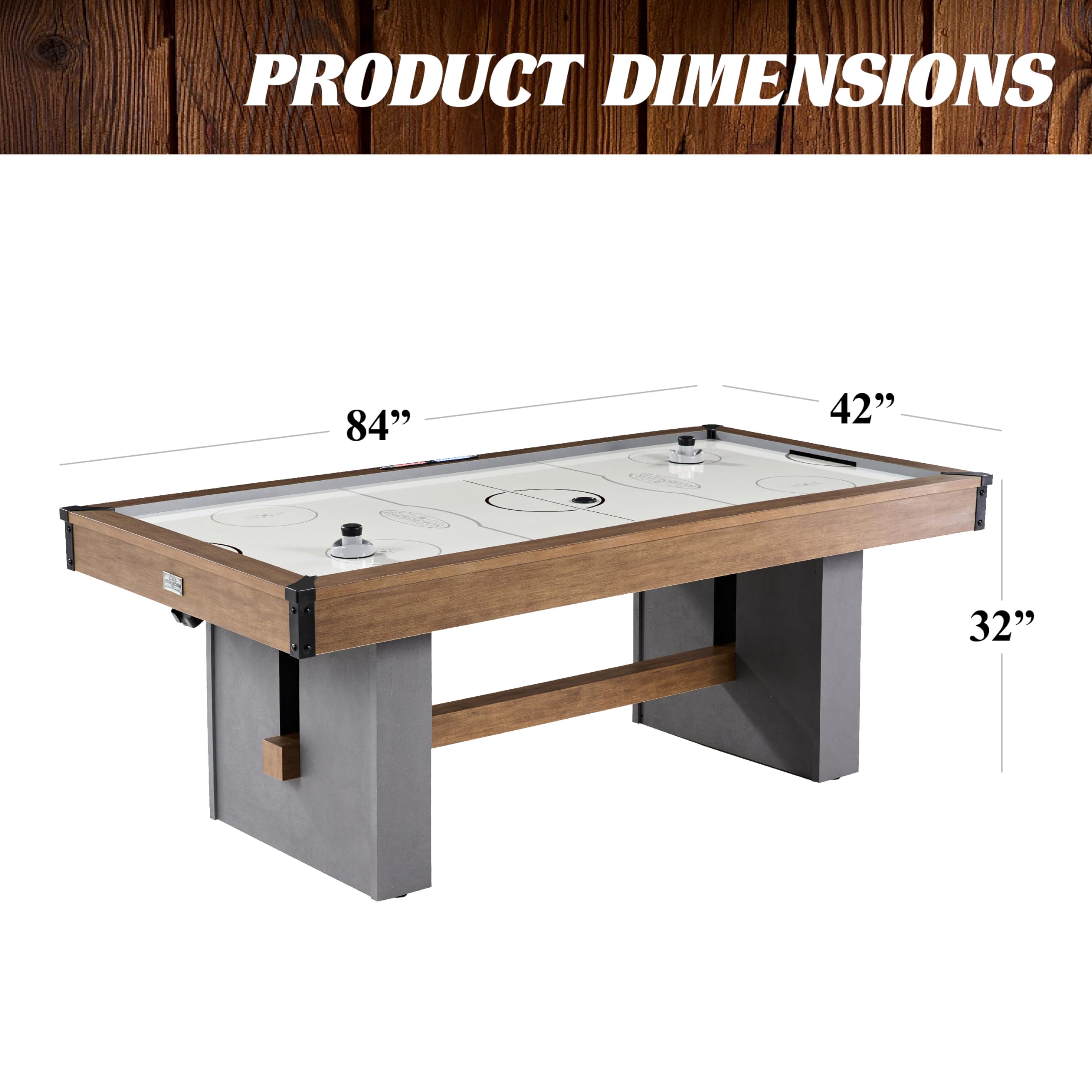 Barrington Billiards Air Hockey Table with Accessories, Perfect for Family Game Rooms | with Accessories