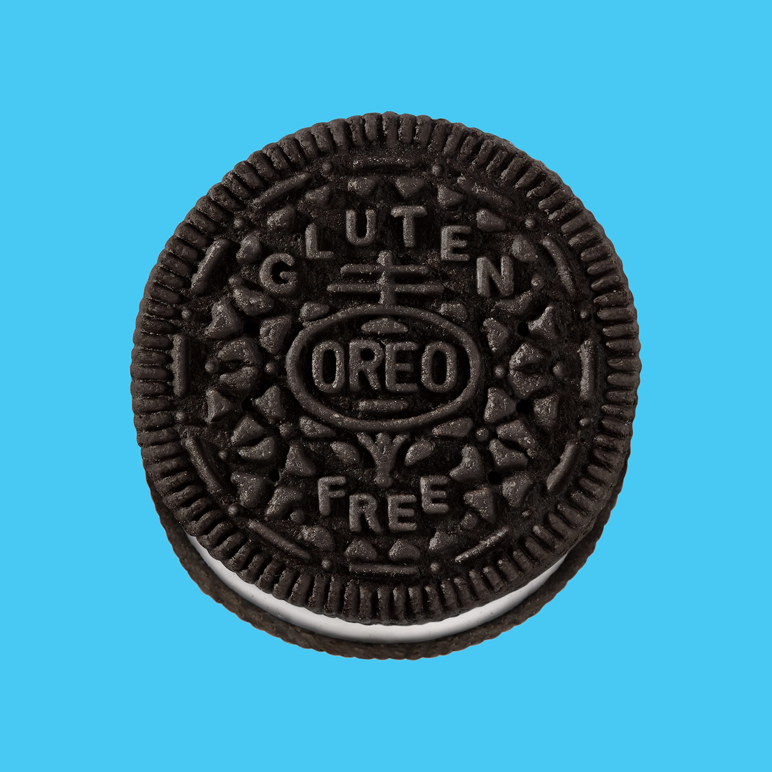 OREO Double Stuf Golden Sandwich Cookies, Family Size, 20 oz