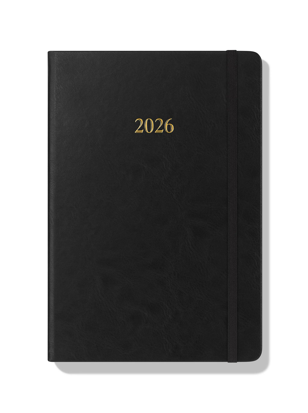 Wykeham's Executive 2026 Daily Journal Planner – US Public Holidays & Format – Customization Available (Brown, 6" x 4.5")