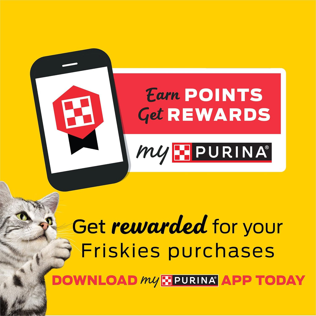 Purina Friskies Wet Cat Food, Meaty Bits With Beef in Gravy - (Pack of 24) 5.5 oz. Cans
