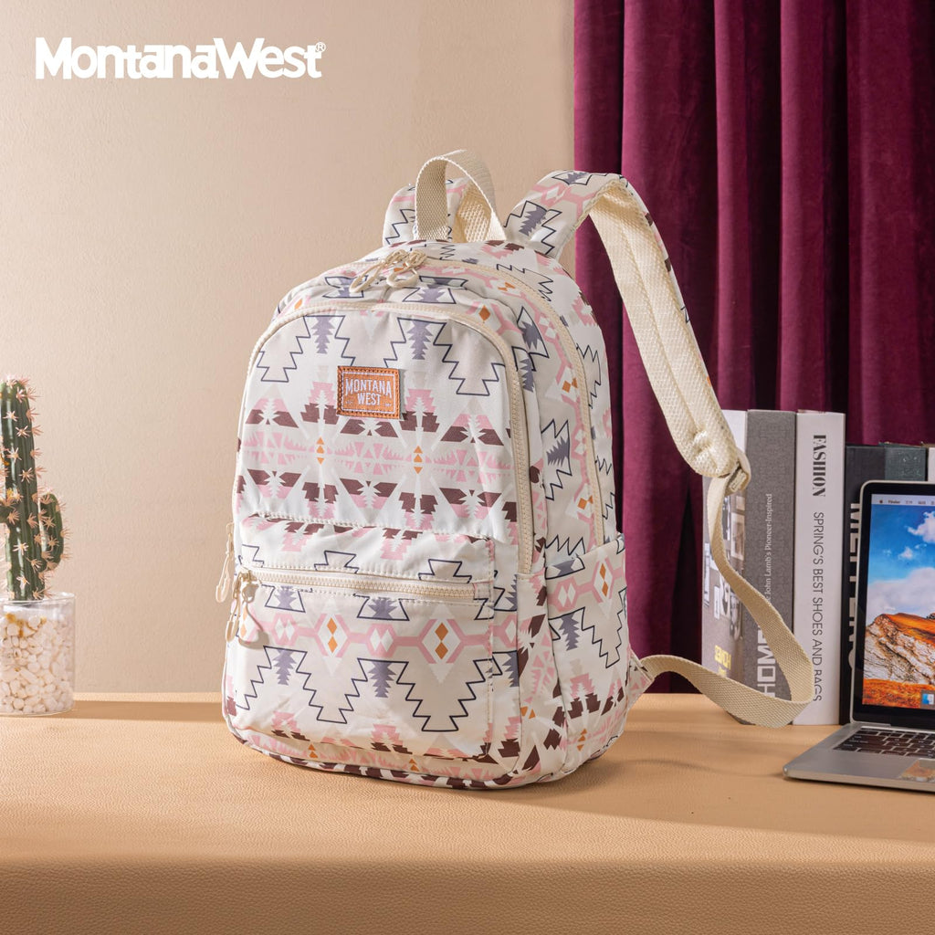 Montana West Backpack Purse for Women Western Aztec Backpack Purse Lightweight Casual Daypack for Travel