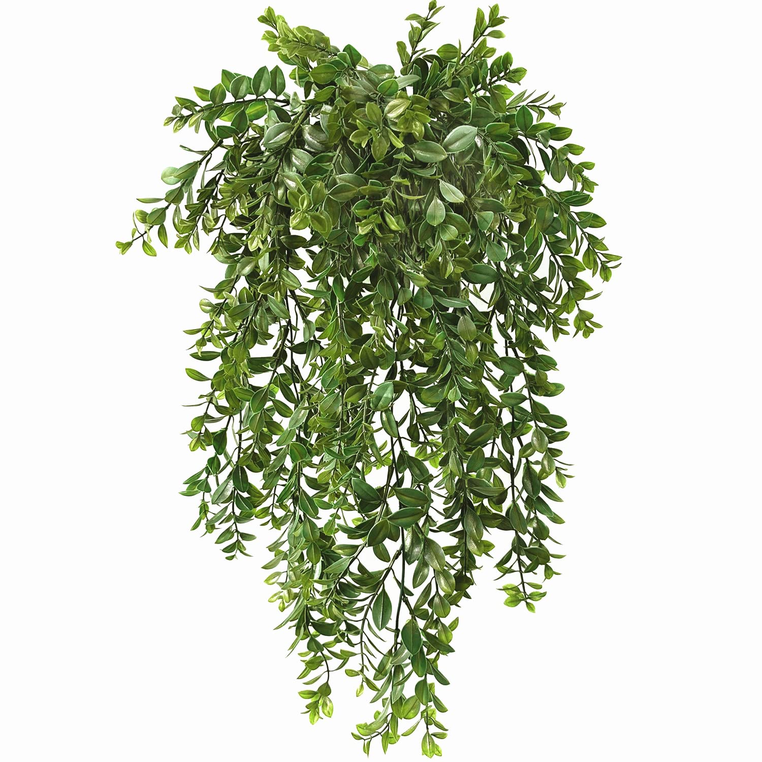Christmas Decor Artificial Plants, PASYOU Gold Fake Antlers Plastic Grass Shrubs Leaves Indoor Outdoor Home Garden Party Hotel Verandah Wedding Event Faux DIY Decoration - 30 Inch Golden 2 Bunches