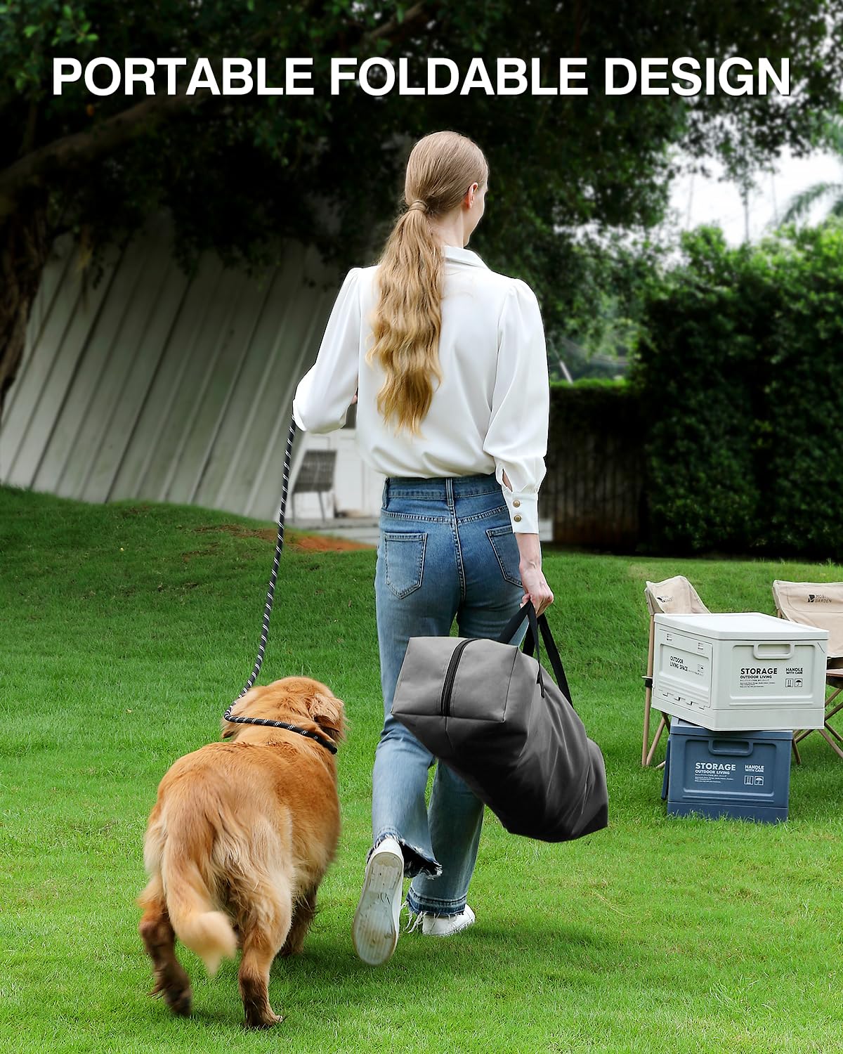 Veraste 24" L x 17" W x 17" H Collapsible Travel Dog Crate, Portable Soft Dog Kennel for Small Medium Pets up to 30 lbs, 4-Door Foldable Travel Crate with Durable Mesh & Storage Bag, Black