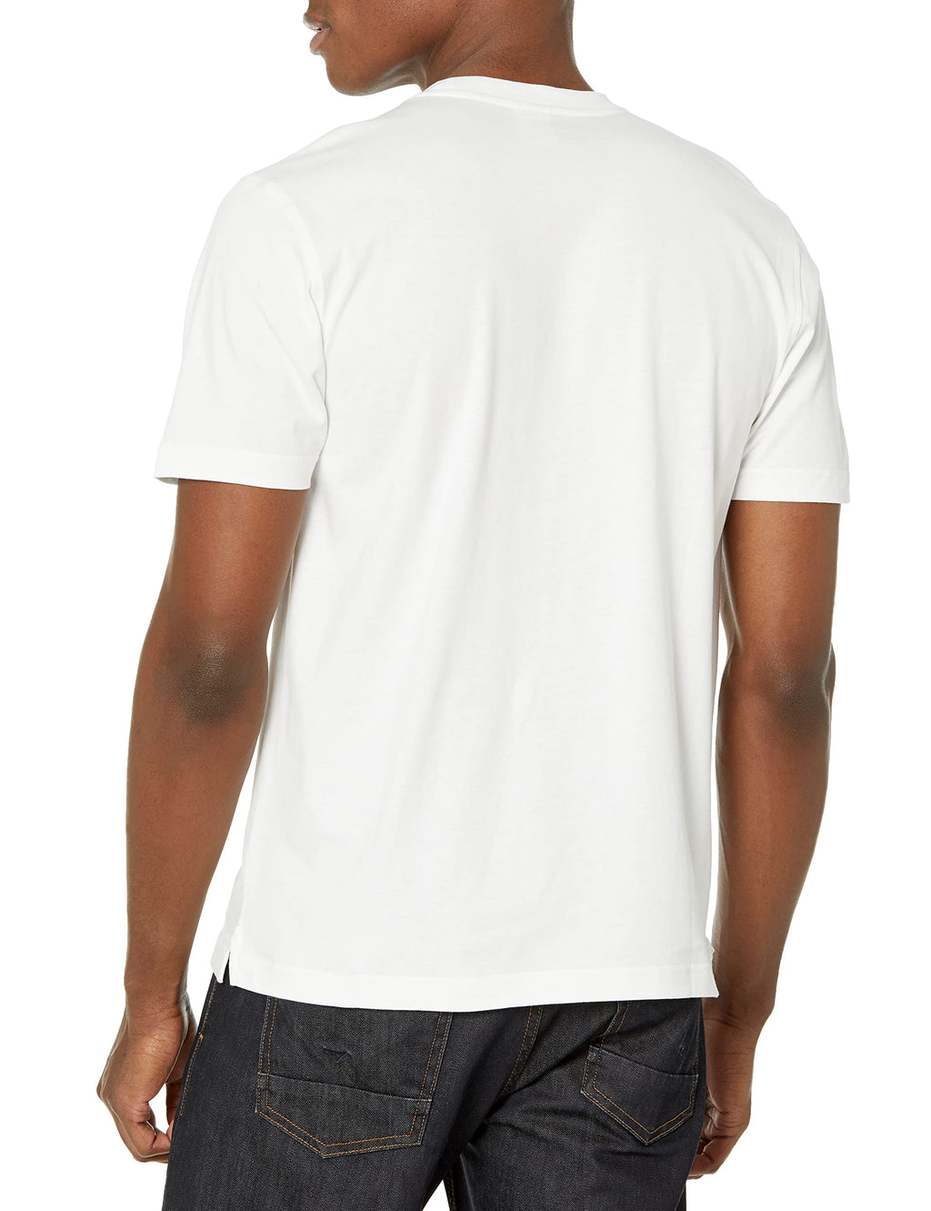 Brooks Brothers Men's Short Sleeve Cotton Crewneck Logo T-Shirt