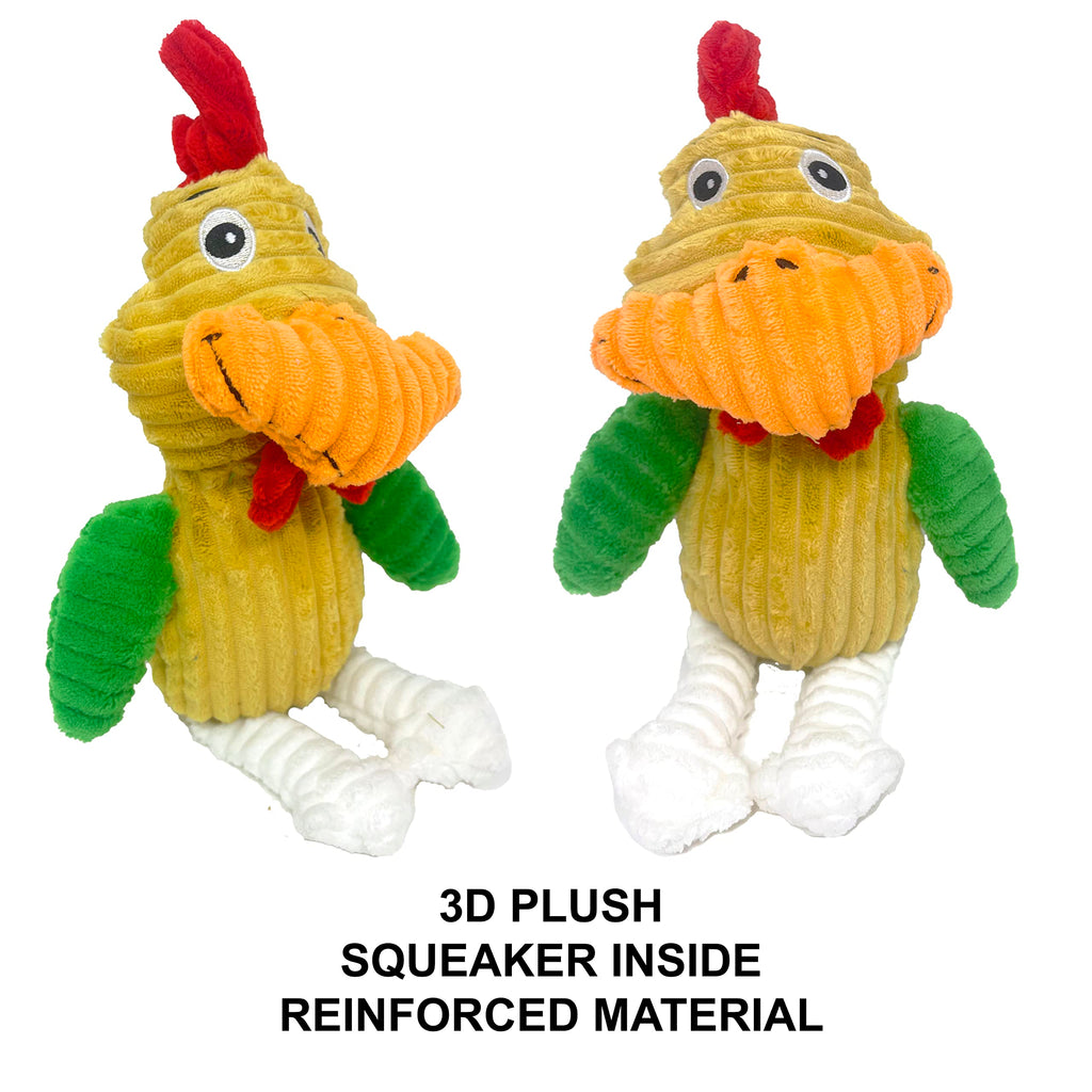 Jalousie Multipack Dog Squeaky Toys Strong Almost Indestructible, with Added Liner for Longer Play Dog Chew Toys (3 Pack - XLarge)