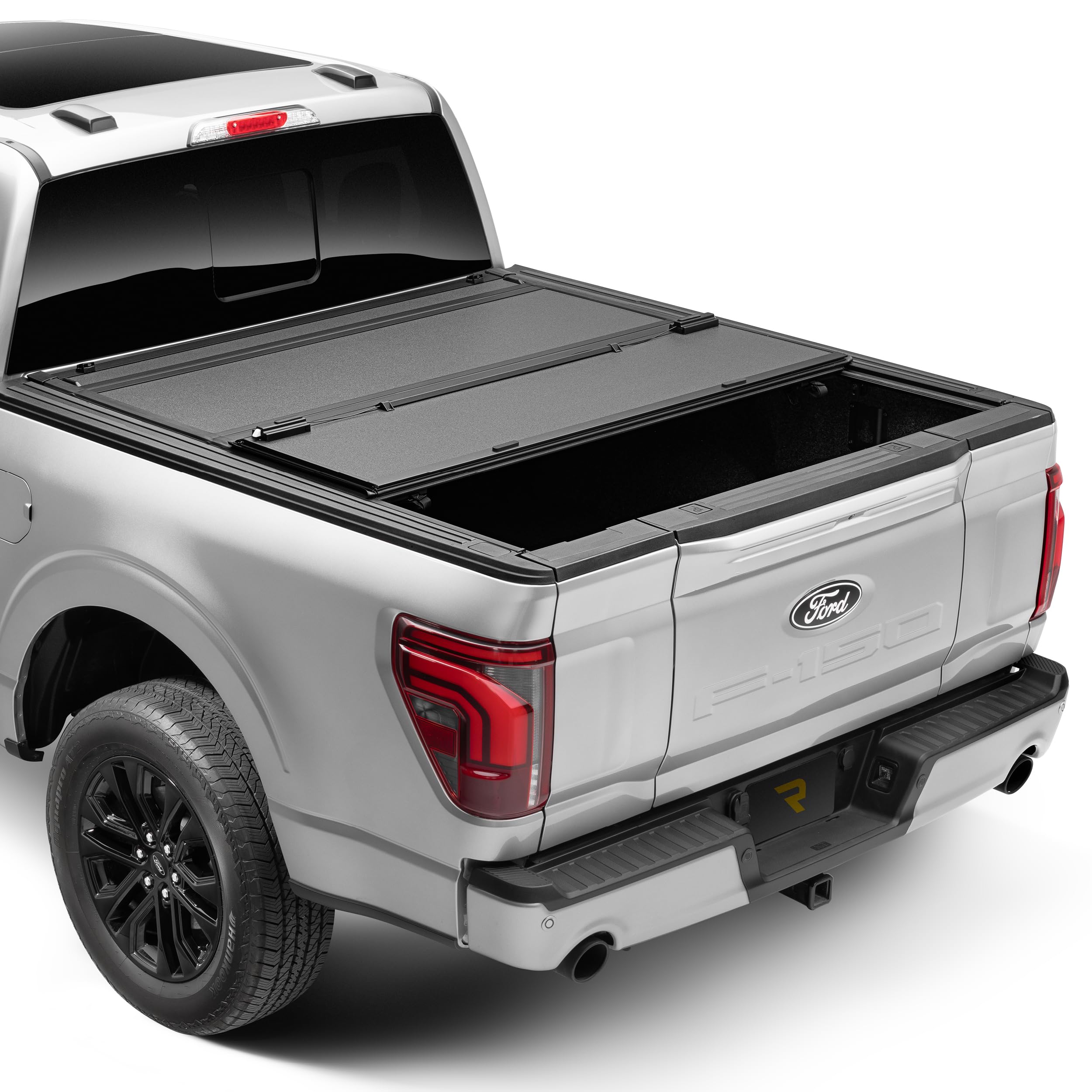 RealTruck BAK BAKFlip F1 Hard Folding Truck Bed Tonneau Cover | 772133 | Fits 2020-2026 Chevy/GMC Silverado/Sierra 2500/3500HD 6' 10" Bed (82.2")