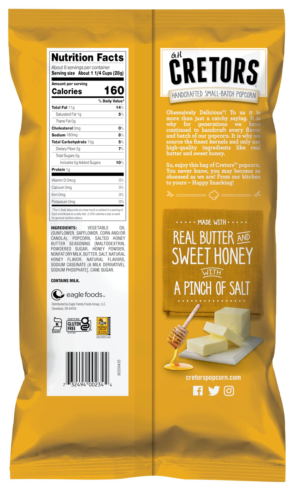 G.H. Cretors Popcorn, The Mix, 1.5-Ounce (Pack of 24)
