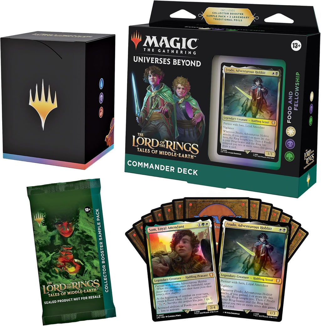 Magic: The Gathering The Lord of the Rings: Tales of Middle-Earth Commander Deck Bundle – Includes All 4 Decks