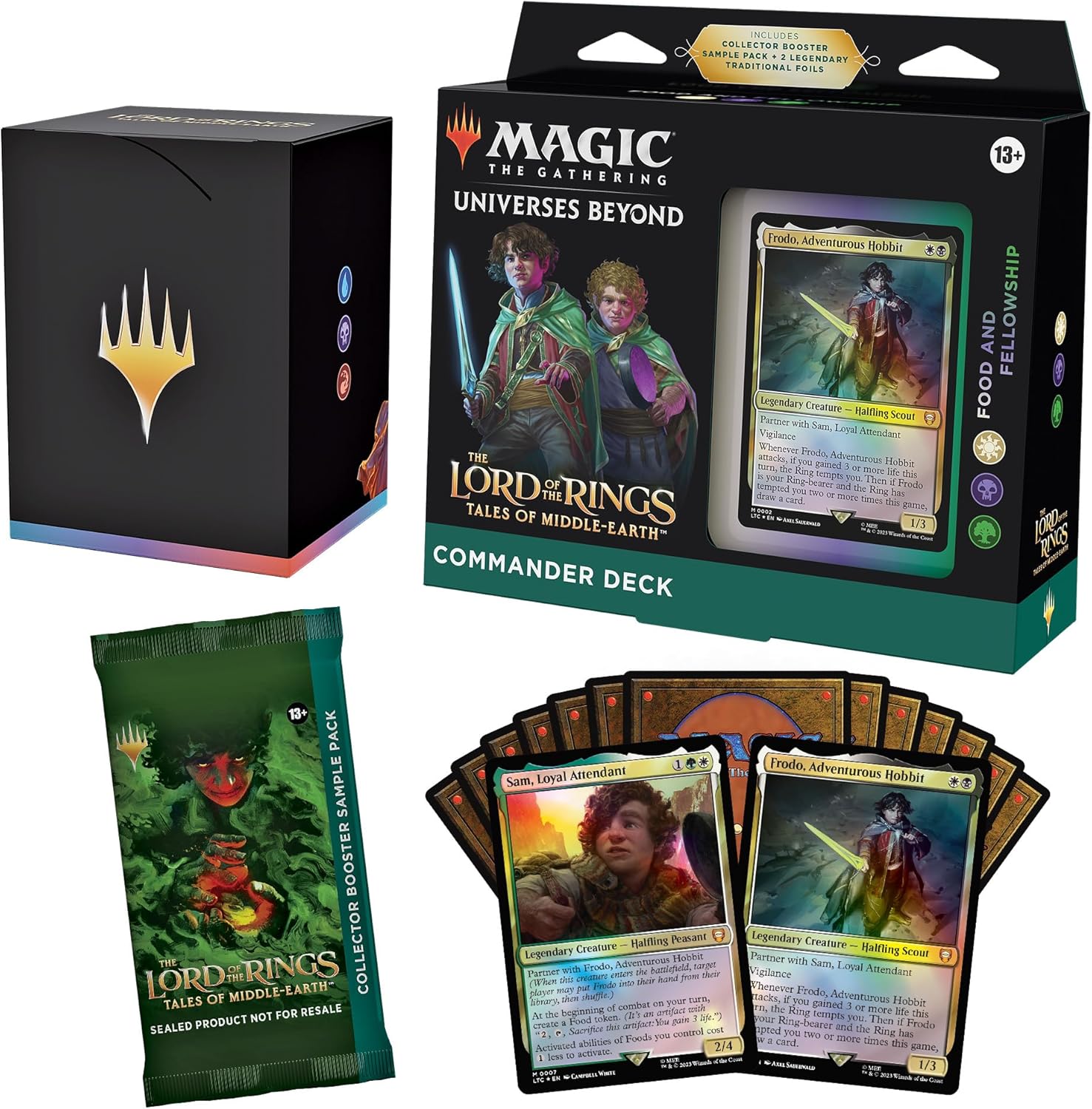 Magic: The Gathering The Lord of the Rings: Tales of Middle-Earth Commander Deck Bundle – Includes All 4 Decks