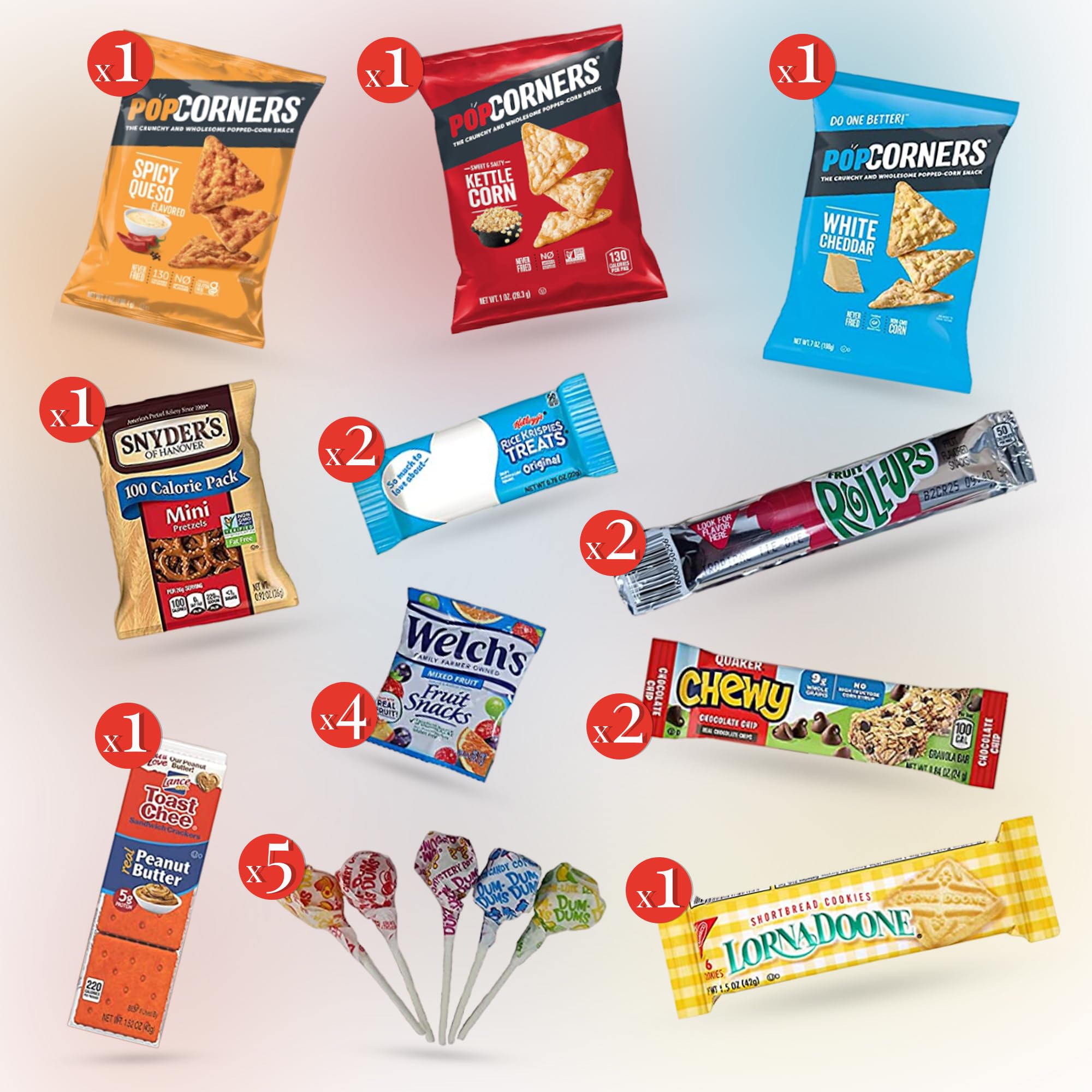 Jumbo Jumble Snack Box (25 Count) Gift Care Package Snacks Variety Pack for Adults Teens Kids Men Women school College Office Birthday (Healthy Set)