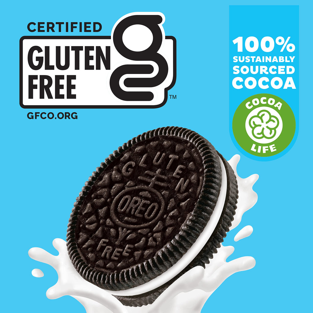 OREO Double Stuf Golden Sandwich Cookies, Family Size, 20 oz