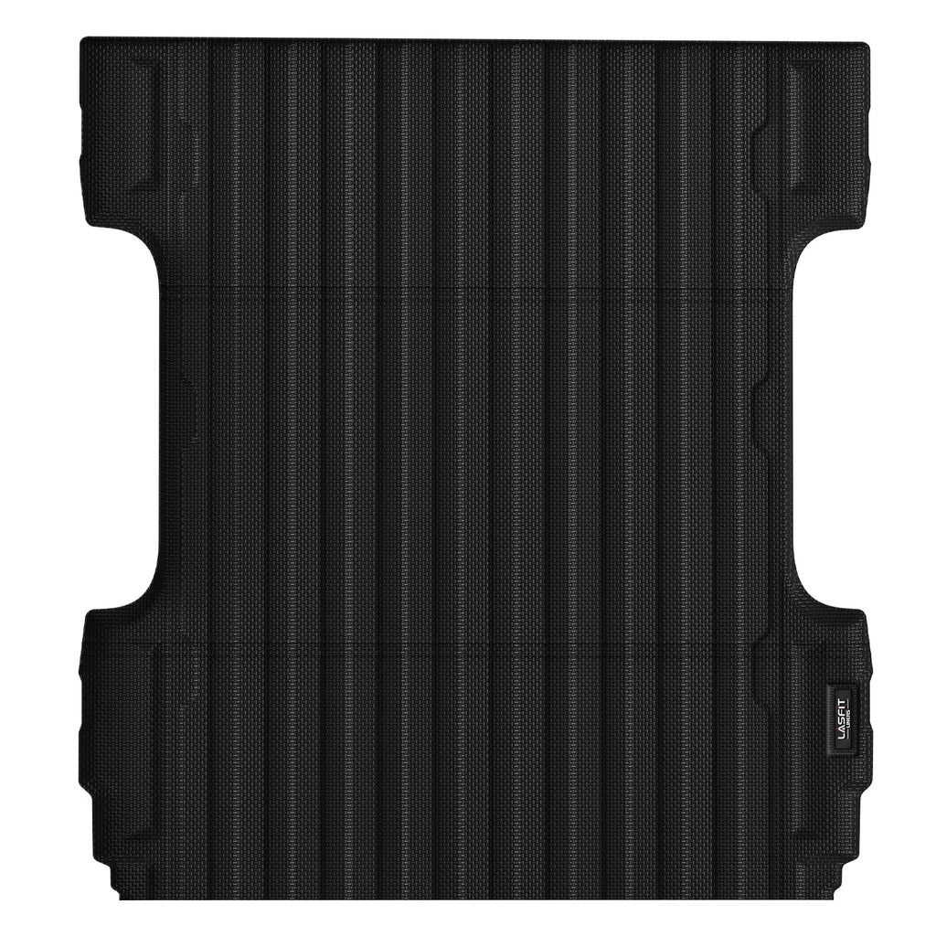 LASFIT Truck Bed Mat for 2009-2016 Ford F250 F350 F450 6.75ft Super Duty 81.9'' Bed Liner(Not fit with Drop-in Bed Liner), TPE 100% All Weather Car Bed Mat for F-250 F-350 F-450,1PCS Black