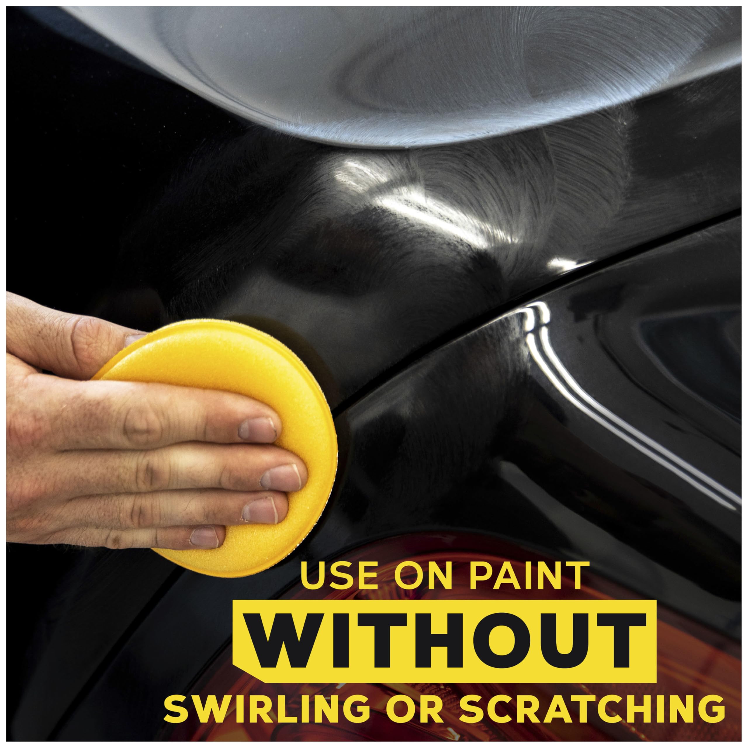 Meguiar's W0004 Supreme Shine 4" Foam Applicator Pads – 4 Count (Pack of 2)