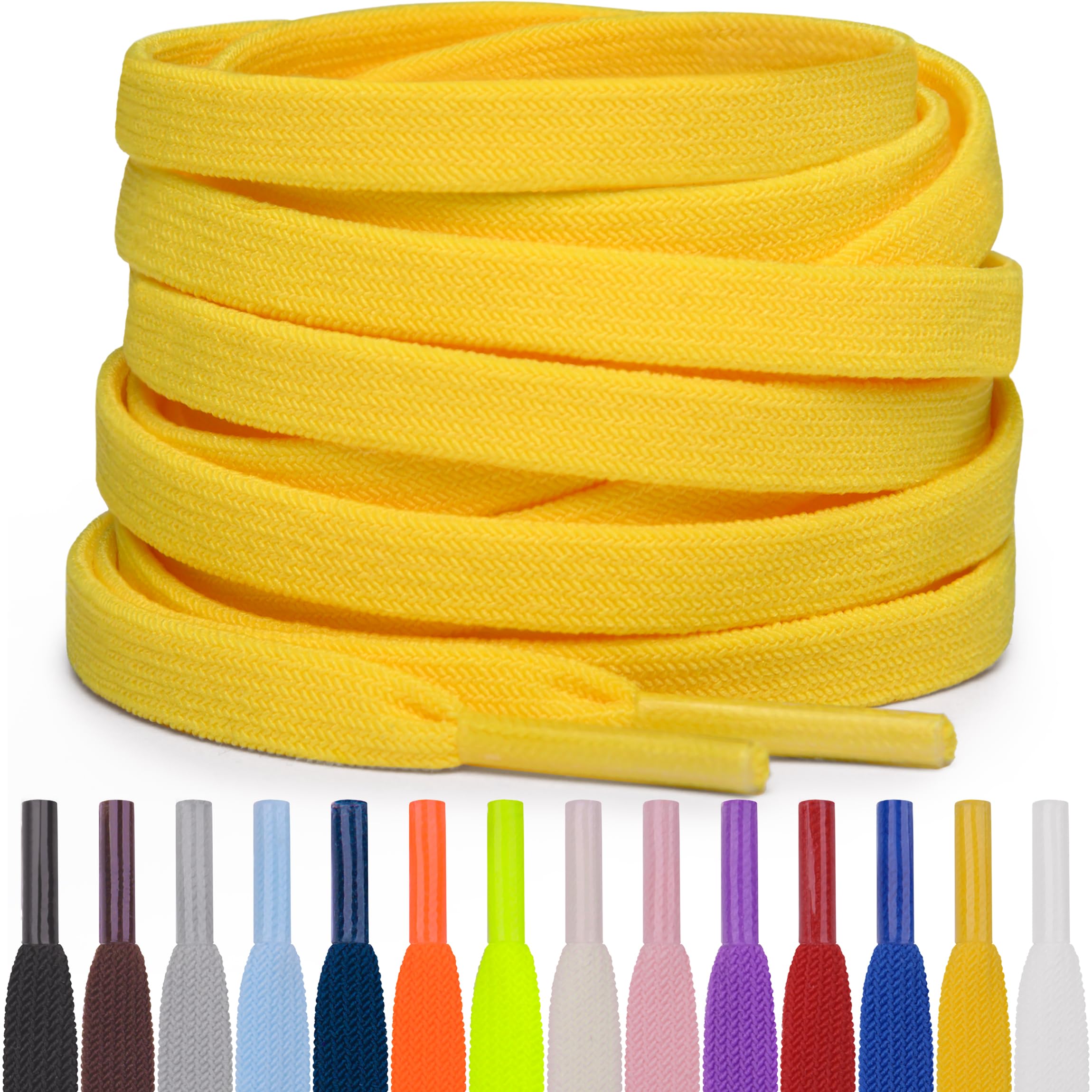 Miscly Flat Elastic Shoelaces