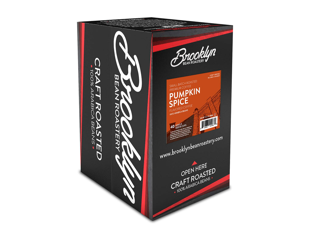 Brooklyn Beans Coffee Pods, Medium Roast Gourmet Variety Pack - Compatible with Keurig K Cup Brewers Including 2.0 Machines, 40 Count