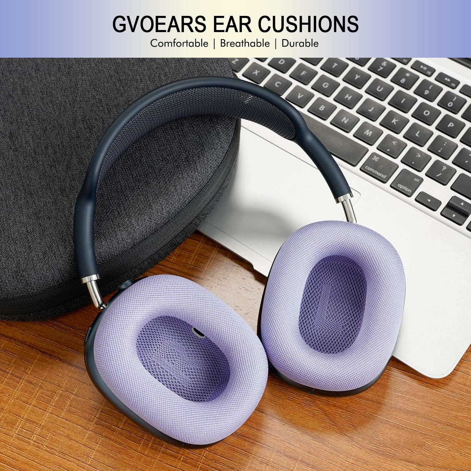 Ear Cushions for AirPods Max - Mesh Fabric Ear Cups Cover Replacement - Upgraded Cushion for Apple Air Pods Max Headphones (Green)