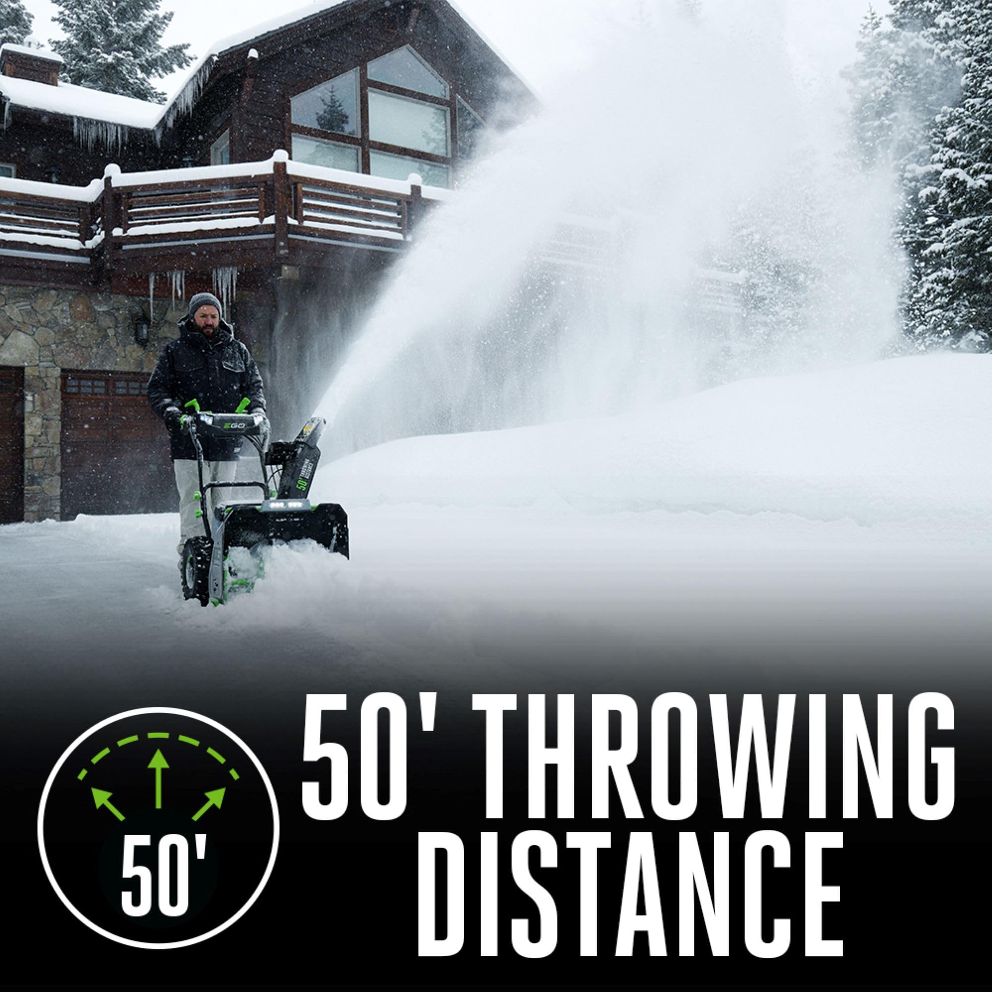 EGO POWER+ 24" Electric Snow Blower, Self-Propelled 2-Stage, Battery and Charger Not Included - SNT2400