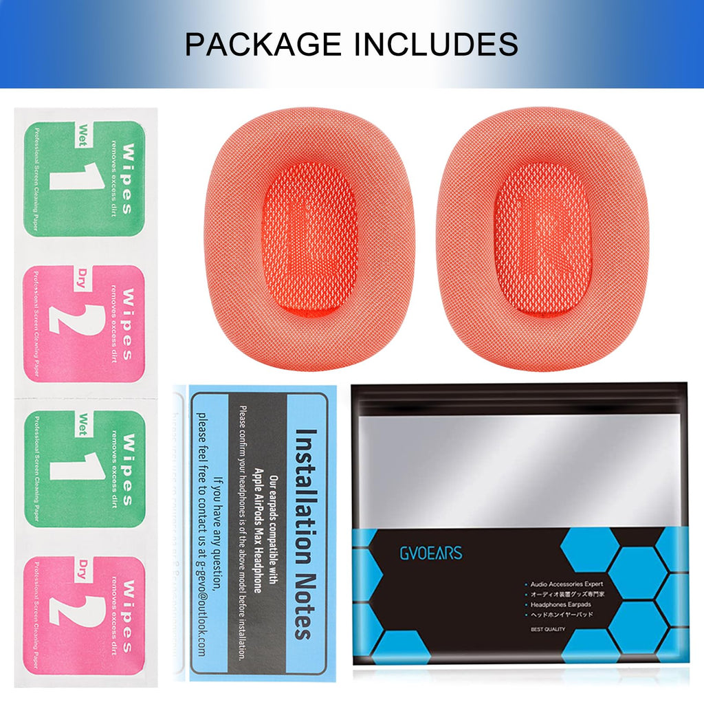 Ear Cushions for AirPods Max - Mesh Fabric Ear Cups Cover Replacement - Upgraded Cushion for Apple Air Pods Max Headphones (Green)