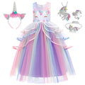 Unicorn Princess Dress Up Clothes for Little Girls – Costume, Jewelry and Headband