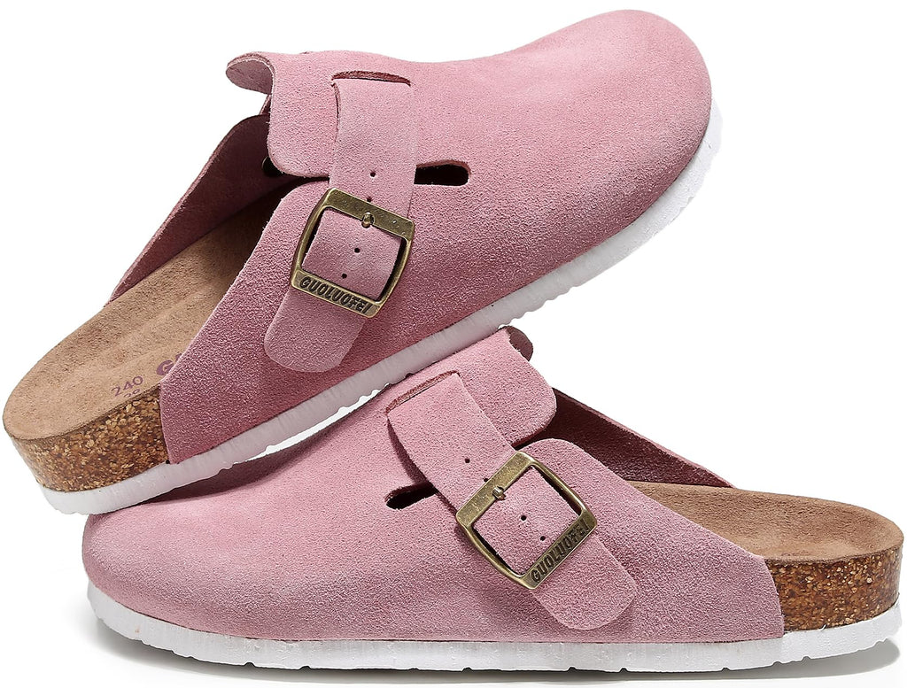 Clogs For Women, Womens Clogs- Mules House Slipers With Arch Support And Adjustable Buckle
