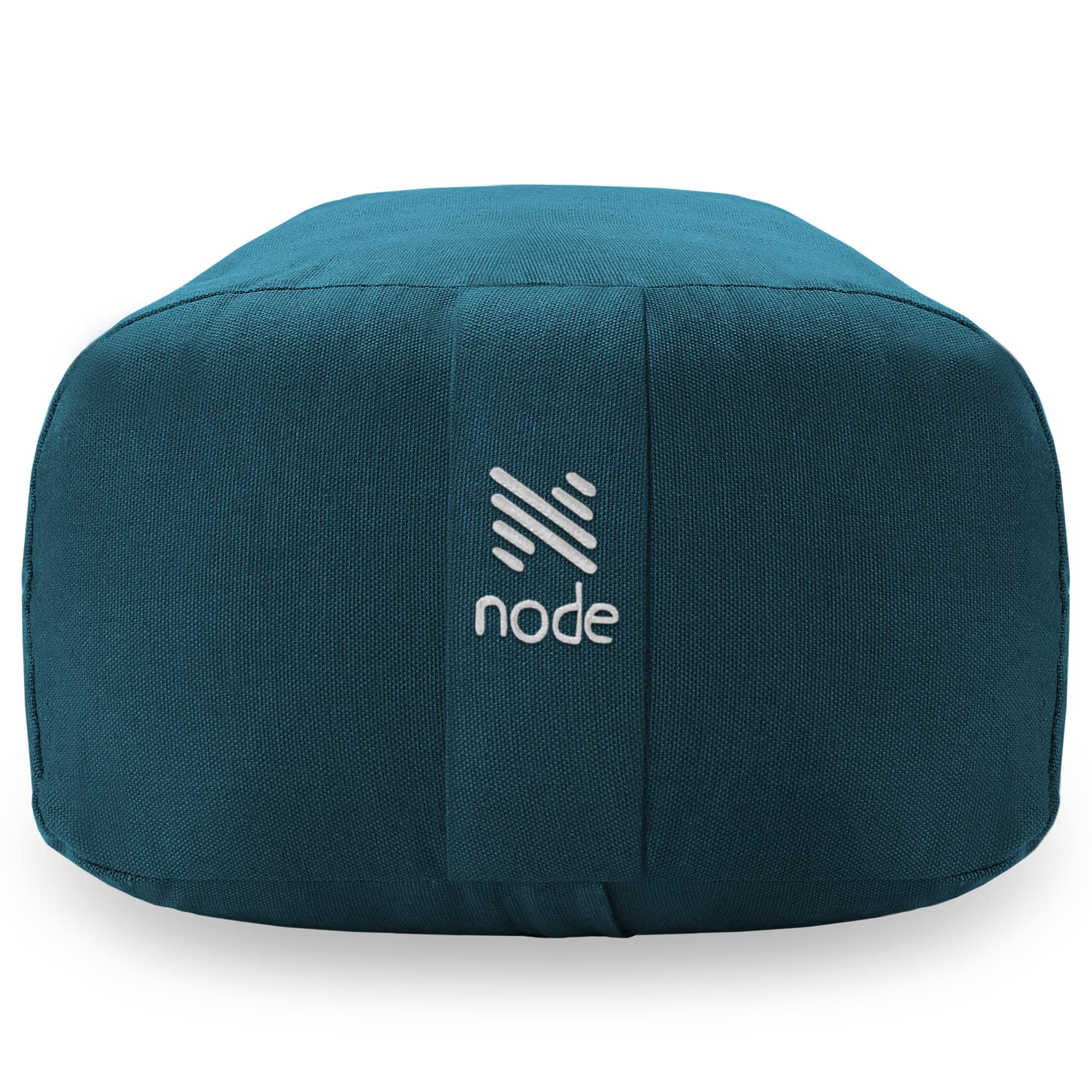 Yoga Meditation Cushion, 25" x 12" Rectangular Bolster with Organic Cotton Cover