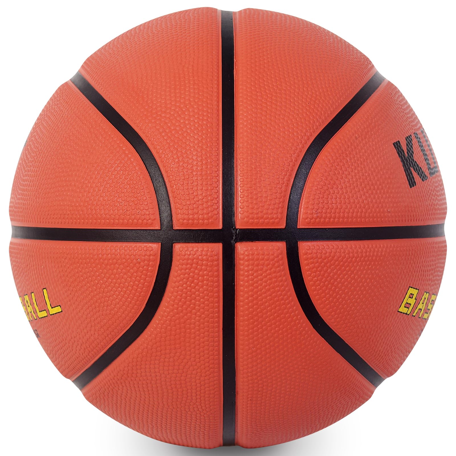KUYOTQ Kids Youth Adult Size 3/4/5/6/7 (22/25.5/27.5/28.5/29.5") Basketball Premium Rubber or Faux Leather Basketball Indoor Outdoor Basketball for Boys Girls Womens Mens Basketball Gifts (Deflated)