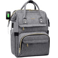 LOVEVOOK Laptop Backpack for Women with Giant Tumbler Holder Pocket, 15.6 Inch Work Daypack for Teacher Nurse, Computer College Bookbag Purse, Waterproof Travel Back Pack with USB Charging Port