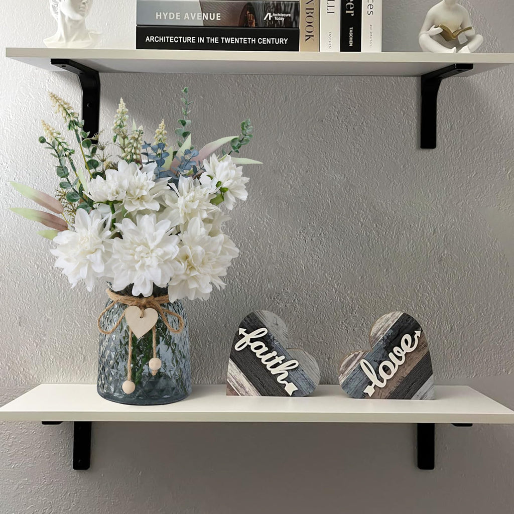 Leftover Fake Flowers in Vase,Faux Flowers in Vase,Table Centerpieces for Dining Room,Flower Centerpieces for Tables,Artificial Flowers,Kitchen Decor,Coffee Table Decor